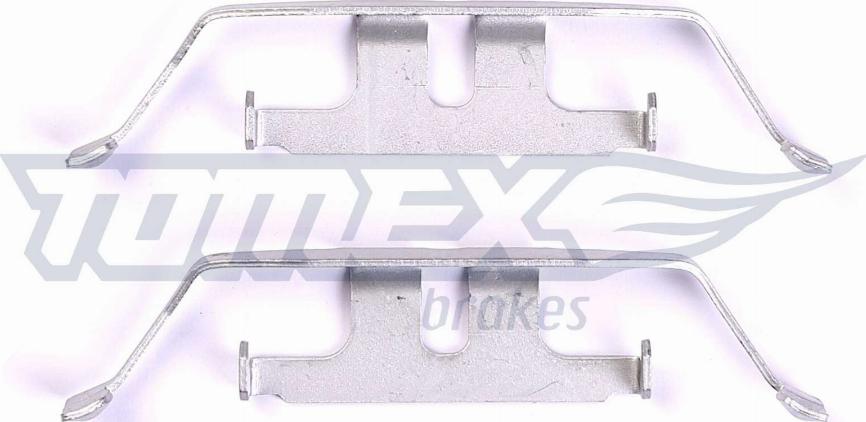 TOMEX brakes TX 44-22 - Комплектуючі, колодки дискового гальма autocars.com.ua