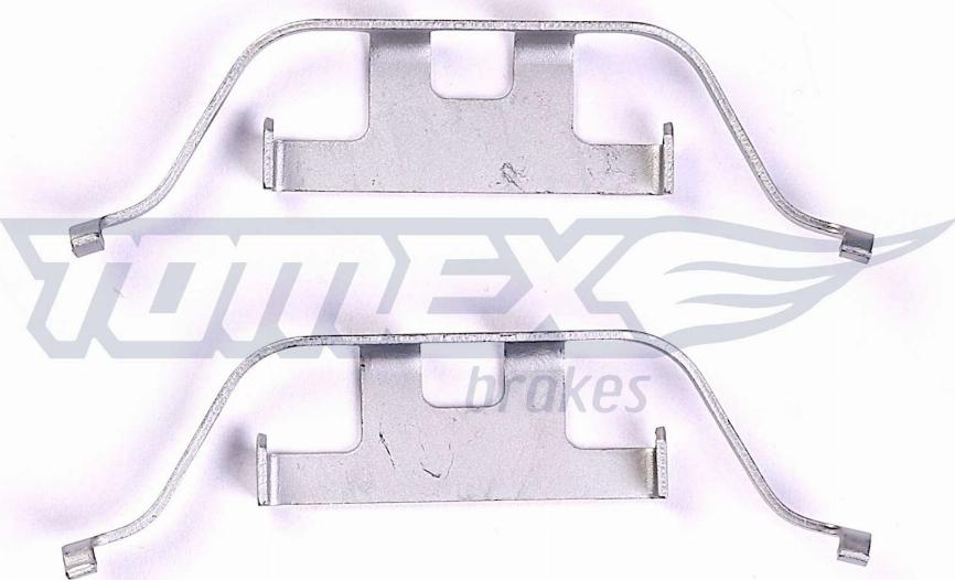 TOMEX brakes TX 44-24 - Комплектуючі, колодки дискового гальма autocars.com.ua