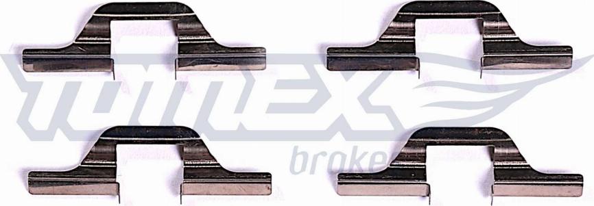 TOMEX brakes TX 44-28 - Комплектуючі, колодки дискового гальма autocars.com.ua