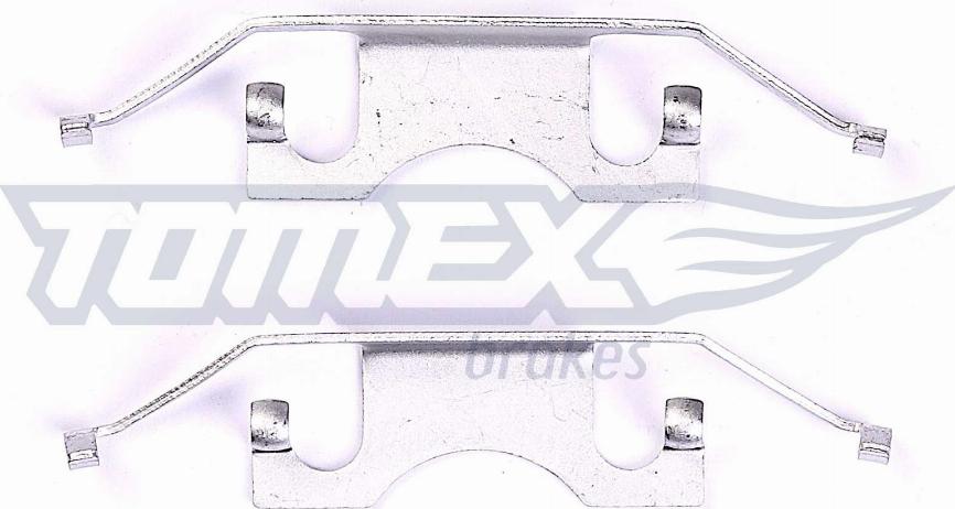 TOMEX brakes TX 44-32 - Комплектуючі, колодки дискового гальма autocars.com.ua