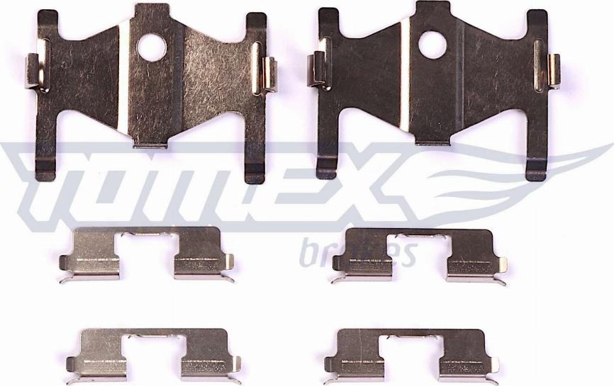 TOMEX brakes TX 44-35 - Комплектуючі, колодки дискового гальма autocars.com.ua