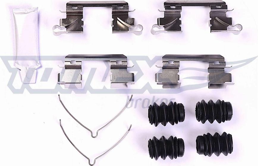 TOMEX brakes TX 44-36 - Комплектуючі, колодки дискового гальма autocars.com.ua