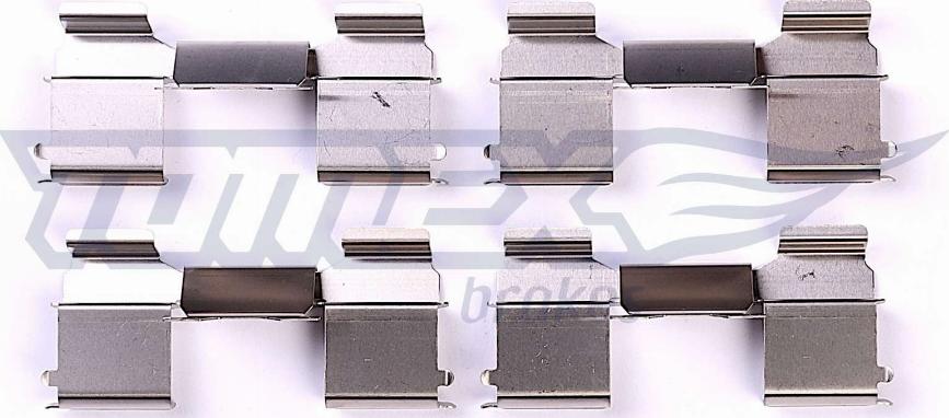 TOMEX brakes TX 44-39 - Комплектующие для колодок дискового тормоза autodnr.net