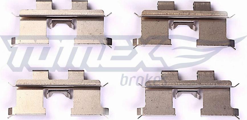 TOMEX brakes TX 44-46 - Комплектуючі, колодки дискового гальма autocars.com.ua