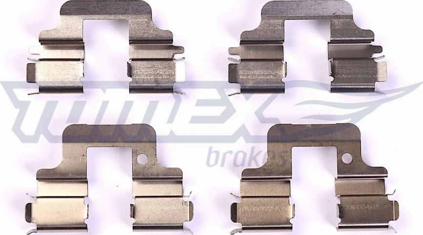 TOMEX brakes TX 44-48 - Комплектуючі, колодки дискового гальма autocars.com.ua