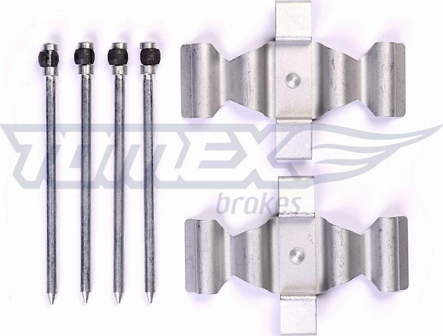 TOMEX brakes TX 44-53 - Комплектуючі, колодки дискового гальма autocars.com.ua