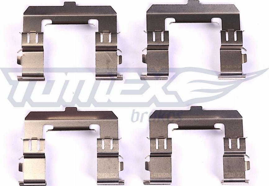 TOMEX brakes TX 44-58 - Комплектуючі, колодки дискового гальма autocars.com.ua