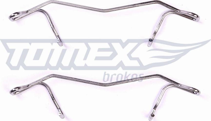 TOMEX brakes TX 44-62 - Комплектуючі, колодки дискового гальма autocars.com.ua
