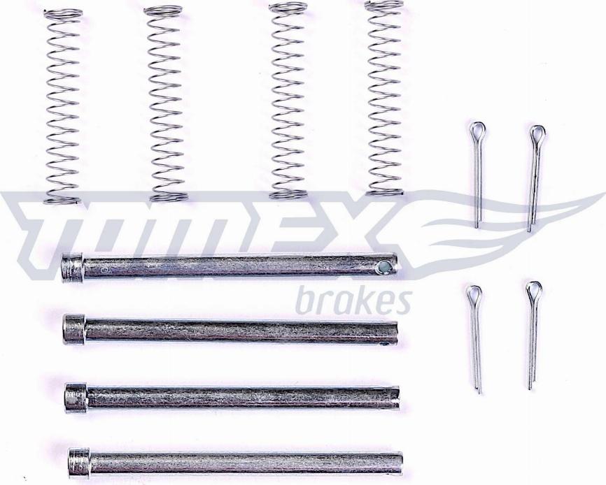 TOMEX brakes TX 44-63 - Комплектуючі, колодки дискового гальма autocars.com.ua