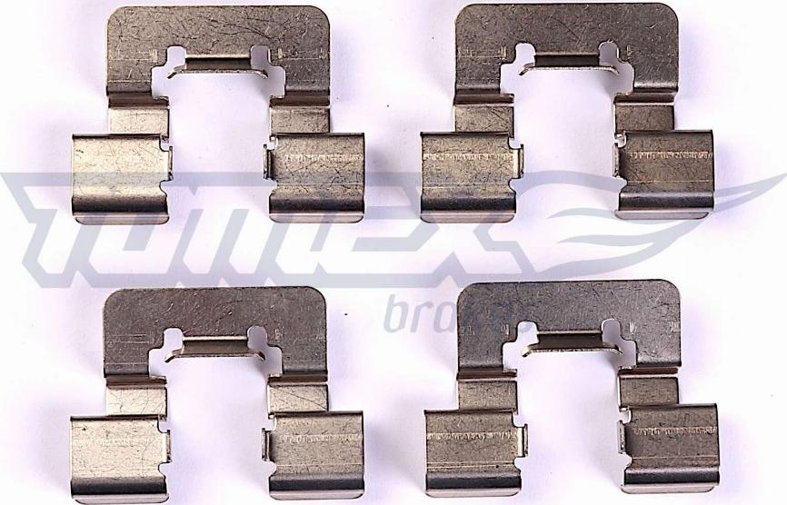 TOMEX brakes TX 44-70 - Комплектуючі, колодки дискового гальма autocars.com.ua