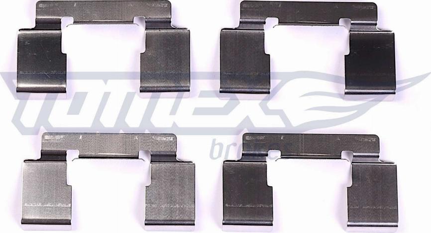 TOMEX brakes TX 44-75 - Комплектующие для колодок дискового тормоза autodnr.net