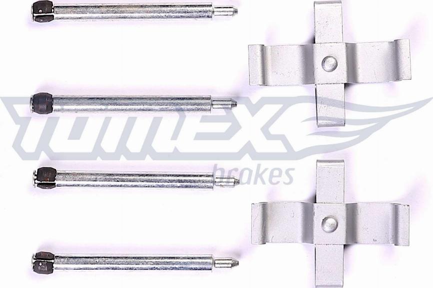 TOMEX brakes TX 44-78 - Комплектуючі, колодки дискового гальма autocars.com.ua