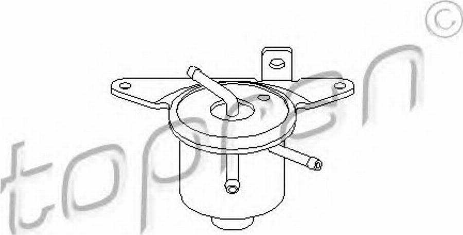 Topran 100 220 756 - Газоотделитель, карбюратор avtokuzovplus.com.ua