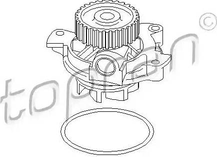 Topran 101 032 - Водяний насос autocars.com.ua