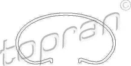 Topran 101 042 - Бортове кільце, диск зчеплення autocars.com.ua