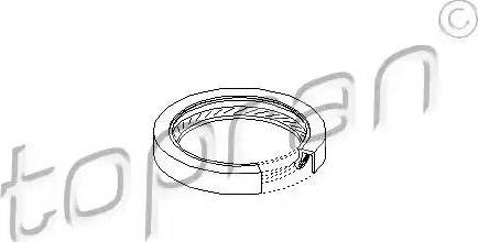 Topran 101 489 - Уплотняющее кольцо, коленчатый вал avtokuzovplus.com.ua