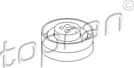 Topran 101 597 - Натяжной ролик, ремень ГРМ avtokuzovplus.com.ua