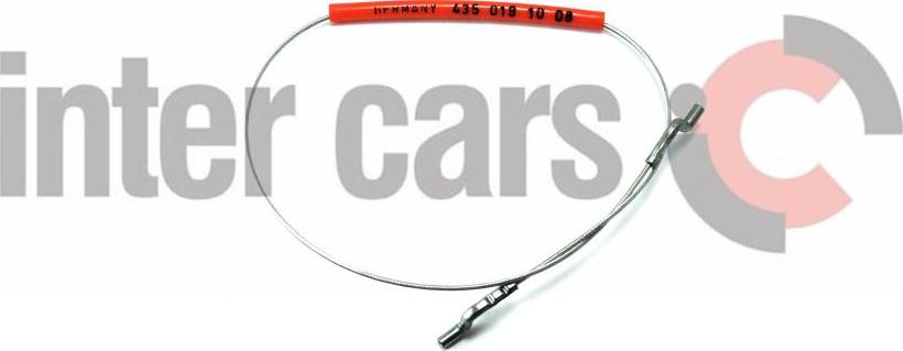 Topran 102 922 - Трос, регулювання спинки сидіння autocars.com.ua