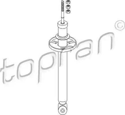 Topran 103 061 - Амортизатор autocars.com.ua