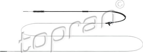 Topran 103 300 - Тросик газу autocars.com.ua