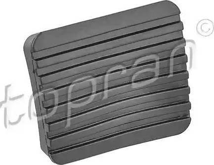 Topran 104190 - Педальные накладка, педаль тормоз car-mod.com