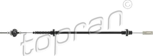 Topran 104 254 - Трос, управління зчепленням autocars.com.ua