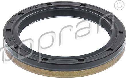 Topran 104 412 - Уплотняющее кольцо вала, подшипник ступицы колеса autodnr.net