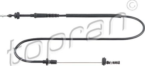 Topran 109 853 - Тросик газу autocars.com.ua