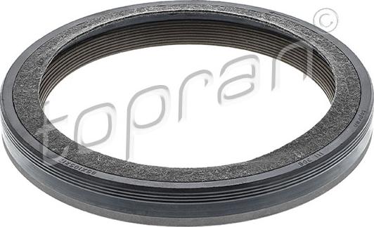 Topran 111 308 - Уплотняющее кольцо, коленчатый вал autodnr.net