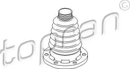 Topran 111 762 - Пыльник, приводной вал autodnr.net