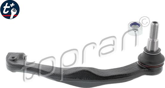 Topran 112 001 - Наконечник рульової тяги, кульовий шарнір autocars.com.ua
