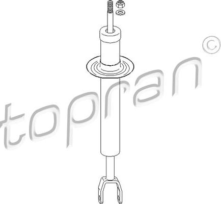 Topran 112 038 - Амортизатор autocars.com.ua