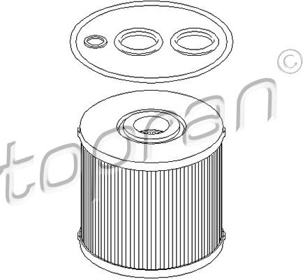 Topran 113 229 - Масляный фильтр avtokuzovplus.com.ua