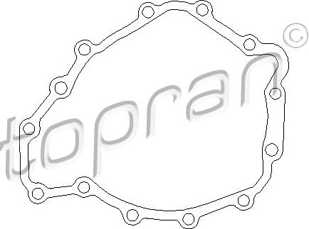 Topran 113 388 - Прокладка, автоматическая коробка autodnr.net