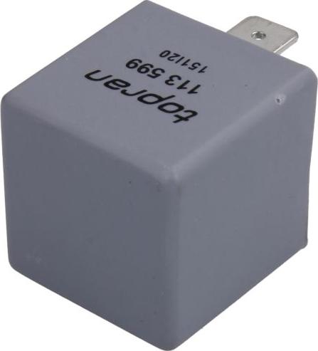 Topran 113 599 - Реле, паливний насос autocars.com.ua