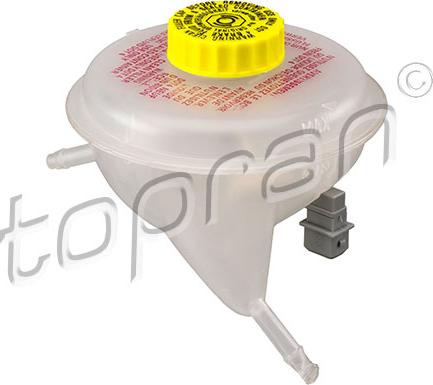 Topran 114 009 - Компенсаційний бак, гальмівна рідина autocars.com.ua