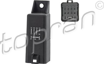 Topran 115 864 - Реле, система розжарювання autocars.com.ua