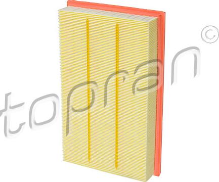 Topran 117 450 - Повітряний фільтр autocars.com.ua