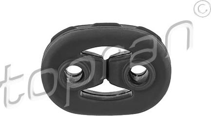 Topran 117 459 - Кронштейн, втулка, система випуску autocars.com.ua