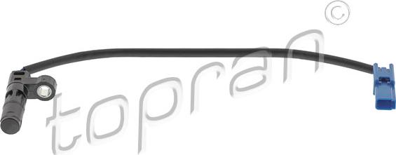 Topran 117 578 - Датчик частоти обертання, автоматична коробка передач autocars.com.ua