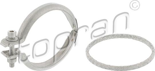 Topran 117 910 - Монтажний комплект, труба вихлопного газу autocars.com.ua