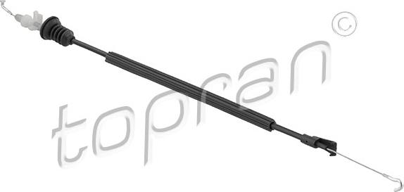 Topran 118 358 - Трос, замок дверей autocars.com.ua