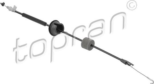 Topran 118 365 - Трос, замок дверей autocars.com.ua