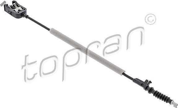 Topran 118 380 - Трос, замок дверей autocars.com.ua