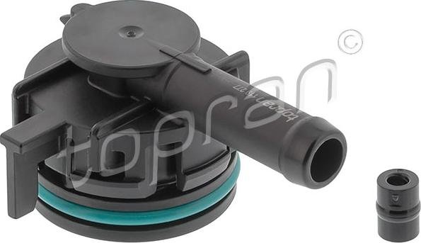 Topran 119 277 - Клапан, відведення повітря з картера autocars.com.ua