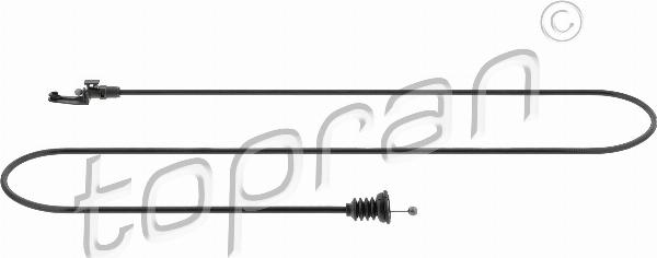 Topran 120 843 - Тросик замка капота autocars.com.ua