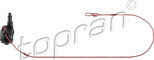 Topran 121 172 - Регулювальний елемент, центральнийзамок autocars.com.ua