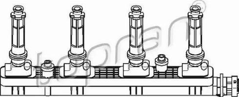 Topran 207 472 - Котушка запалювання autocars.com.ua