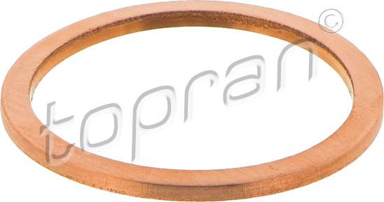 Topran 207 582 - Уплотнительное кольцо, резьбовая пробка маслосливного отверстия autodnr.net