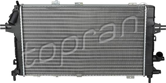 Topran 207 810 - Радиатор, охлаждение двигателя avtokuzovplus.com.ua